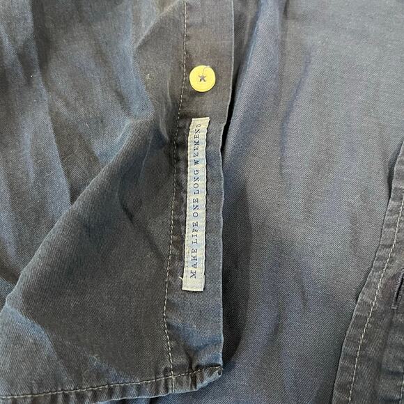 Tommy Bahama Island Modern Fit - Gray/Blue Short Sleeve Shirts - Lot of 2 - Picture 14 of 16